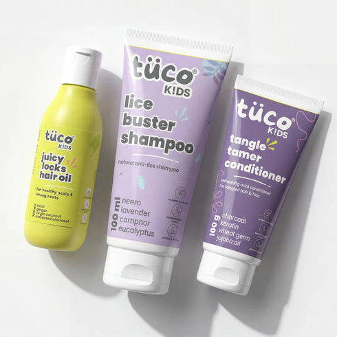 Tuco AntiLice Regimen Shampoo + Conditioner + Hair Oil