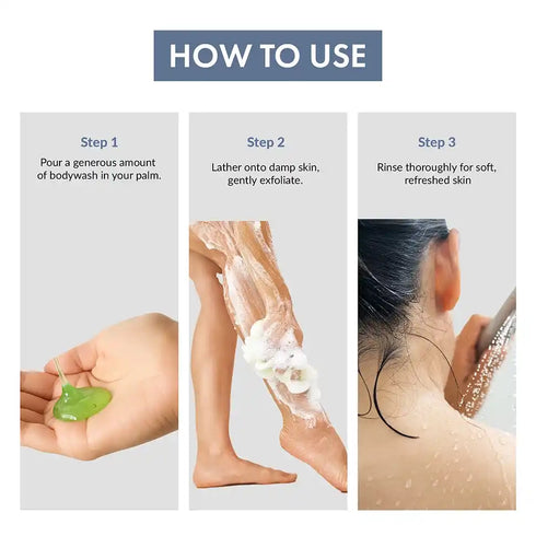 Thriveco Daily Gentle Exfoliating Body Wash Pack of 2 236ml each