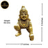 Tamas Brass Laddu Gopal/Bal Gopal/Thakur Ji Statue/Idol