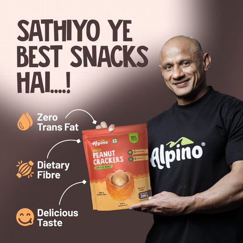 Alpino Peanut Crackers Chipotle Honey