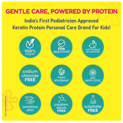 Kt Kids Gift Set Body Care For Boys & Girls 3 Years Soft Body Wash Lotion Body Sunscreen Mosquito Spray Yellow Gift Bag FREE Keychain