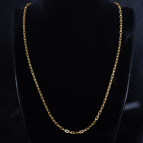 22 Carat Gold Plain Chain With Links 5.17g by Mahita Collections