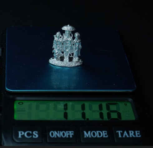 Pure Silver Ram Family 11.16g By Mahita Collections