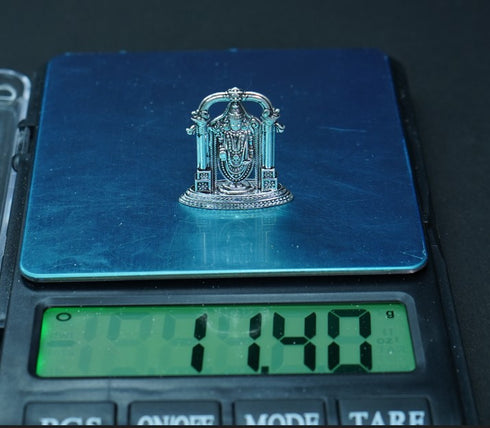 Pure Silver Antique Spl Big Venkateswara Swamy 11.4g By Mahita Collections