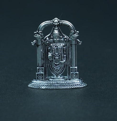 Pure Silver Antique Spl Big Venkateswara Swamy 11.4g By Mahita Collections