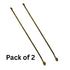 Brass Hawan Spoon for Pouring Ghee Set of 2