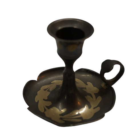 Brass Candle Stand with Handle