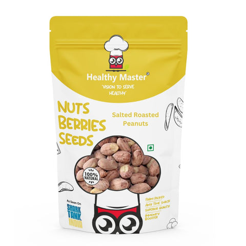 Healthy Master Salted Roasted Peanuts |Groundnuts