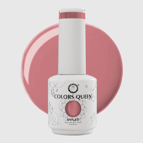 Colors Queen UV LED Soak Off Gel Polish - Nude & Pink Nail Colors | 15 ML