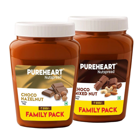 Pureheart Nut Spread Combo of Family Pack
