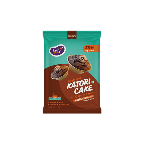 Early Foods Trial Pack Ragi and Choco Katori Cake Mix
