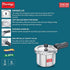Prestige Svachh Aluminium Anti Bulge Gas And Induction Compatible Pressure Cooker 5 L Silver