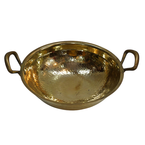 Brass Kadhai Frying Pan 1262g Set 1