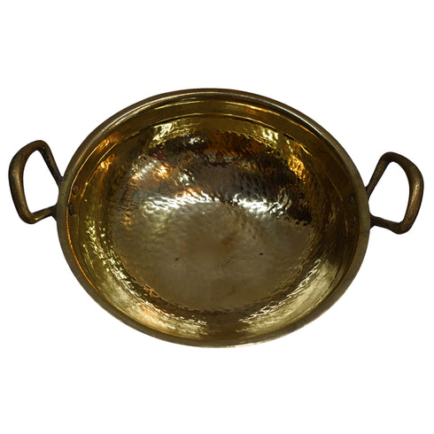 Brass Kadhai Frying Pan 1262g Set 1