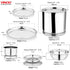 Vinod 114 Pieces Griha Pravesh Kitchen Set Ideal Gift Choice for Anniversaries Weddings and for Giveaways to your Family