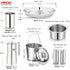 Vinod 114 Pieces Griha Pravesh Kitchen Set Ideal Gift Choice for Anniversaries Weddings and for Giveaways to your Family