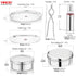 Vinod 114 Pieces Griha Pravesh Kitchen Set Ideal Gift Choice for Anniversaries Weddings and for Giveaways to your Family