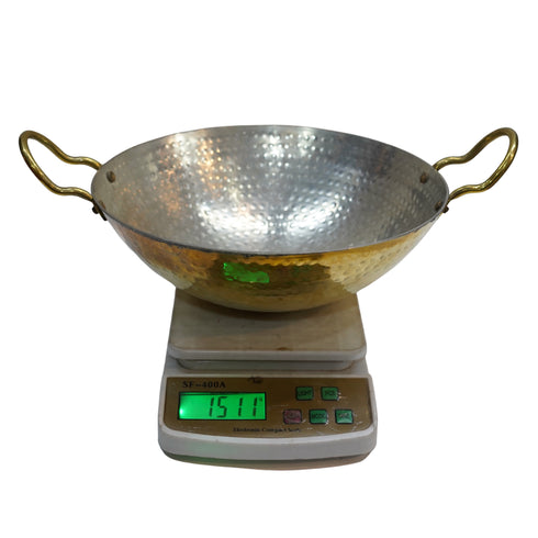 Brass Hammered Kadai Cooking 1511g Set 1