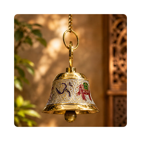 Color Enamel Brass Bell 250 g