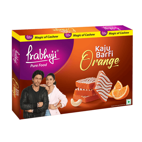 Prabhuji Kaju Barfi Orange