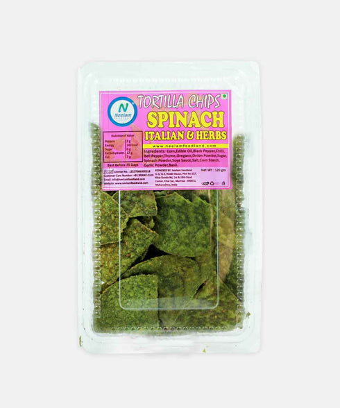 Neelam Foodland Tortillla Chips Spinach & Herbs