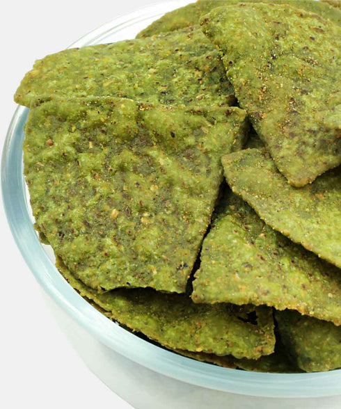 Neelam Foodland Tortillla Chips Spinach & Herbs