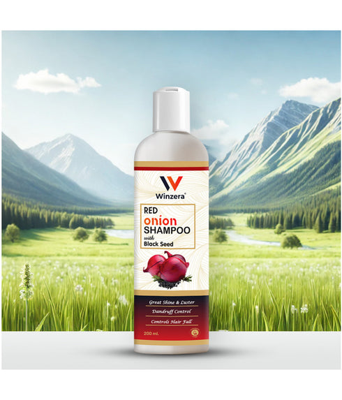 Ayuzera Wellwith Red Onion Shampoo with black seed