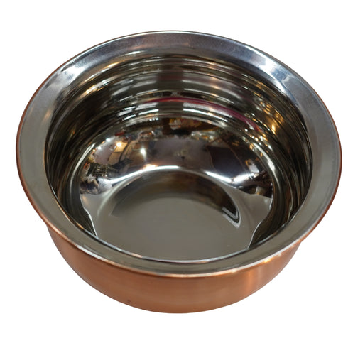 Steel Copper Bottom Serving 118g Bowl Set 1