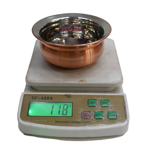 Steel Copper Bottom Serving 118g Bowl Set 1