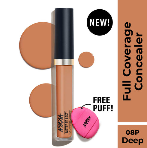 Nykaa Matte To Last Full Coverage Liquid Concealer (4.5g)