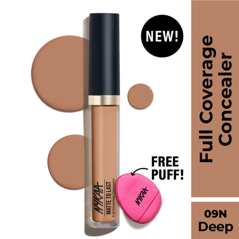 Nykaa Matte To Last Full Coverage Liquid Concealer (4.5g)