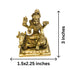 Brass Shiva Idol on Nandi 267g