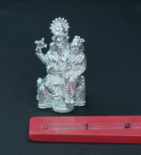 Pure Silver Laxmi Narasimha Swamy 118.07g By Mahita Collections