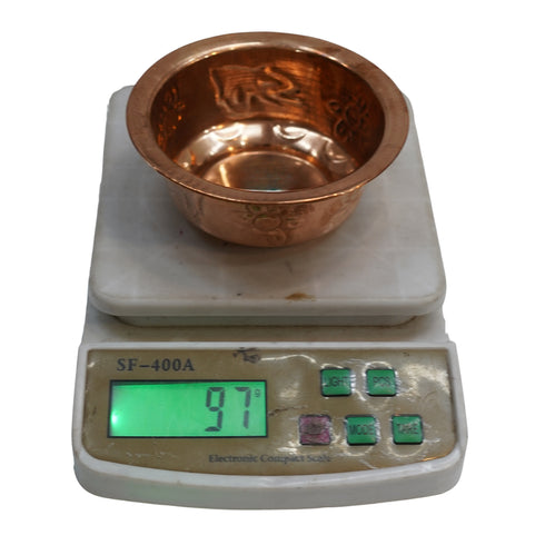 Copper Puja Prasad Bowl 97g Set 1