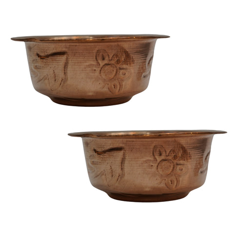 Copper Puja Prasad Bowl 97g Pack of 2