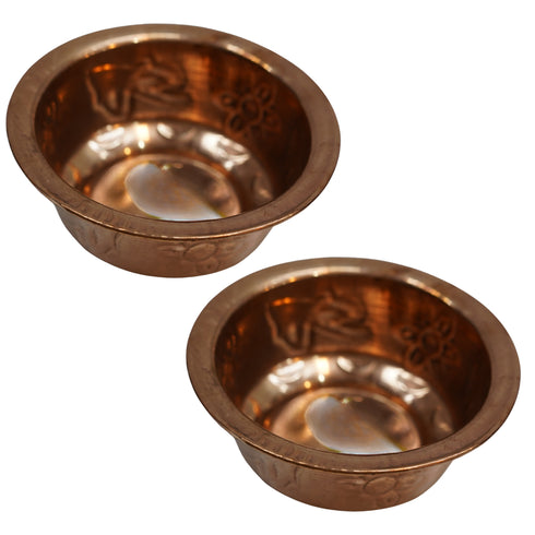 Copper Puja Prasad Bowl 97g Pack of 2