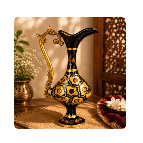 Brass Surahi Shape Flower Pot 0.315Kg