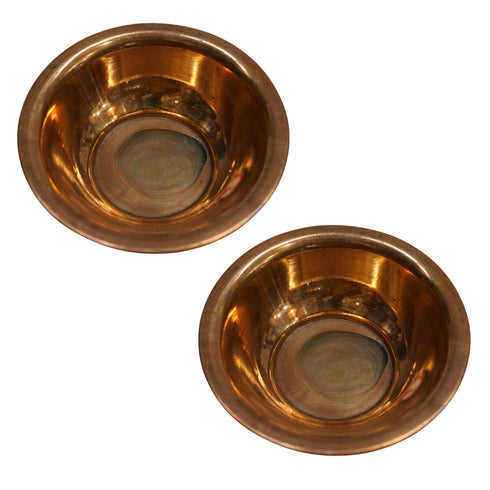 Copper Puja Prasad Katori 49g Pack of 2