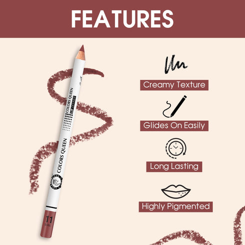 Colors Queen Lip & Eye Definer Set – 12 Shades for Precise Looks