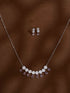 Zeraki Jewels Densi Silver Necklace Set
