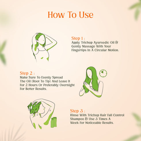 Vasuestore Trichup Hair Fall Control Oil Shampoo & Cream