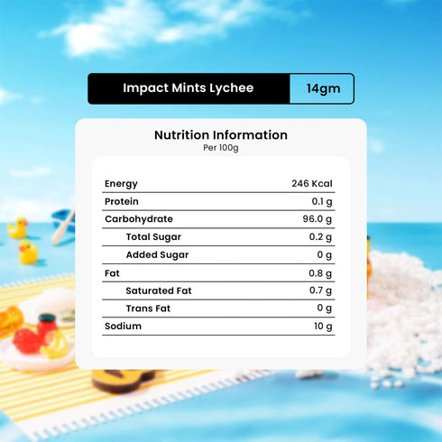 Impact Mints Lychee Summer Edition Mints 14g