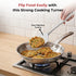 Vinod Stainless Steel Basting Turner Khurpa Cooking Palta Turner Set of 2 37 cm Highest Grade Stainless Steel Rust Free Dishwasher Safe No 6