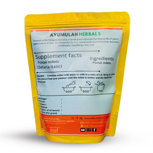 Ayumulya Foxtail Millets