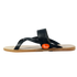 Vhaanfootwear Double wadi Gandhi Design Pure Leather Black Color Soft Kolhapuri for men