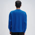 XYXX Crew Oversized Round Neck Sweatshirt - Campus Blue