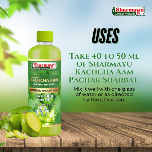 Sharmayu Ayurveda Kachcha Aam Pachak Sharbat