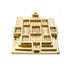 Brass Kuberaya Namha Yantra Sacred Vastu Plaque 1770g