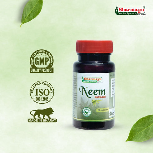 Sharmayu Ayurveda Neem Capsules