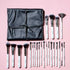 Praush 23 Pcs Professional Makeup Brush Set with Roll on Bag